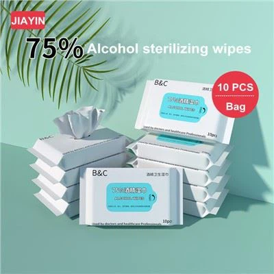 75% vochtige doekjes met alcohol